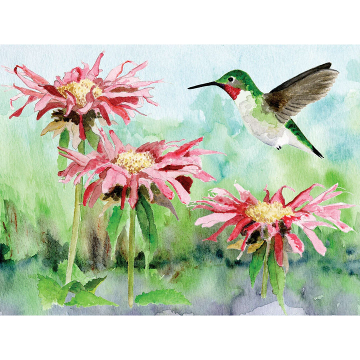 Ruby-throated Hummingbird Jigsaw Puzzle