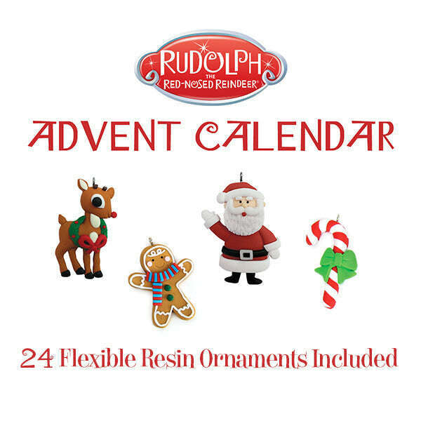 Old World Christmas Rudolph 24-Piece Ornament Advent Calendar