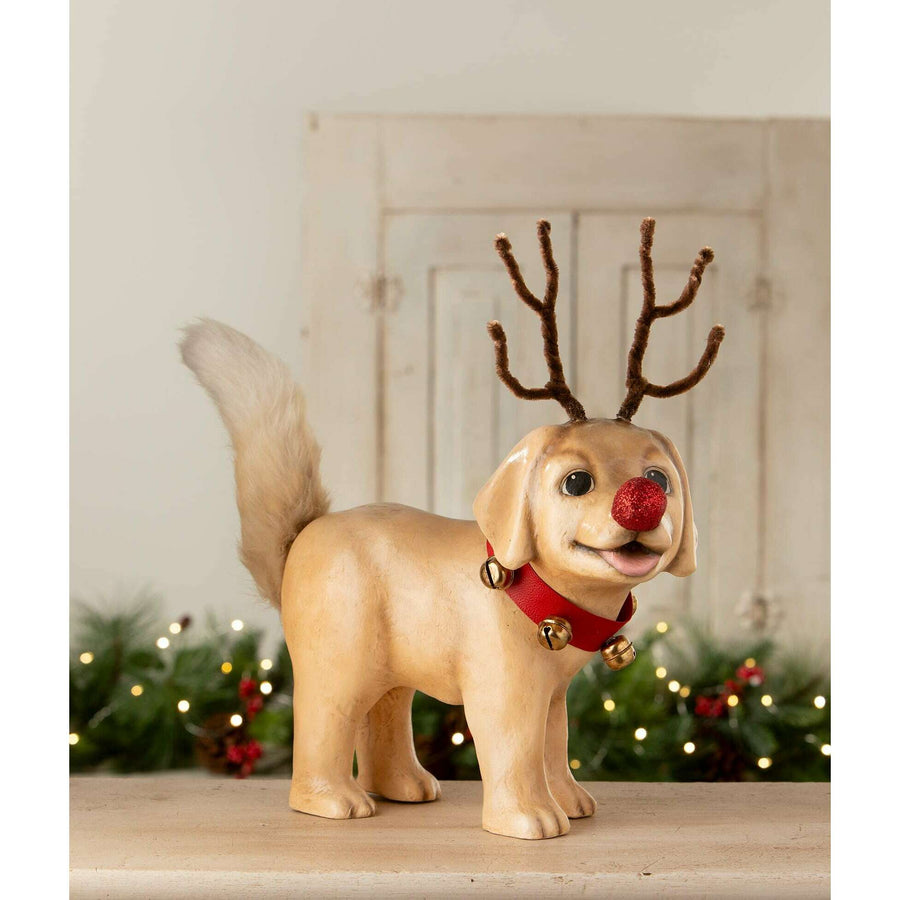 Rudolph Puppy by Bethany Lowe Designs, christmas decor