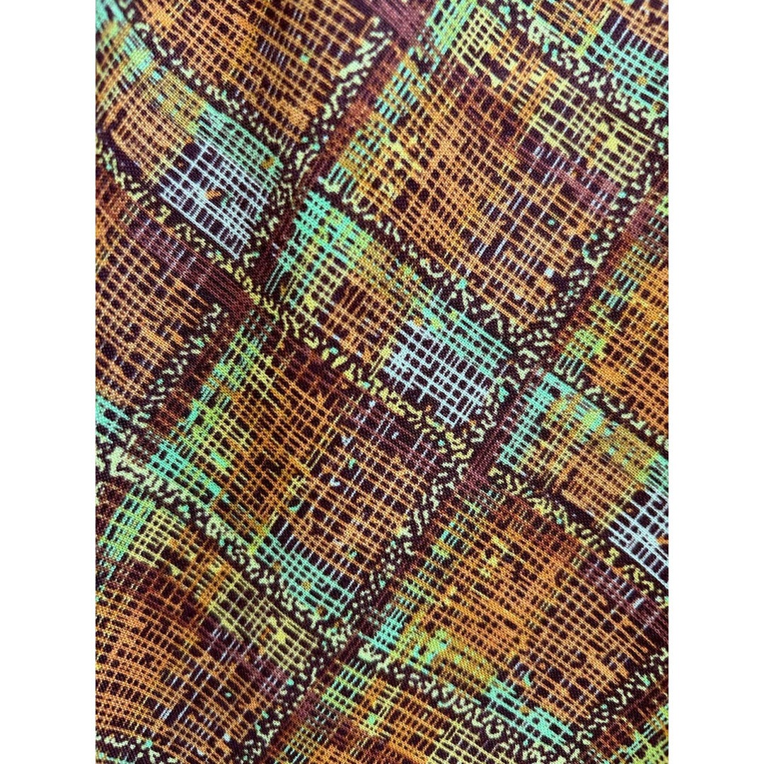 Rust Plaid Doris Skirt