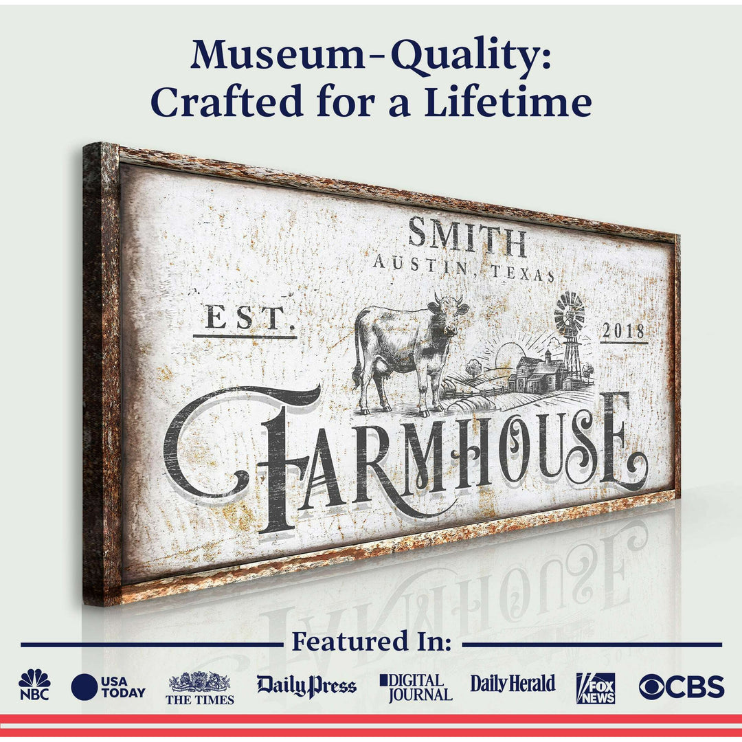 Rustic Vintage Farmhouse Sign II