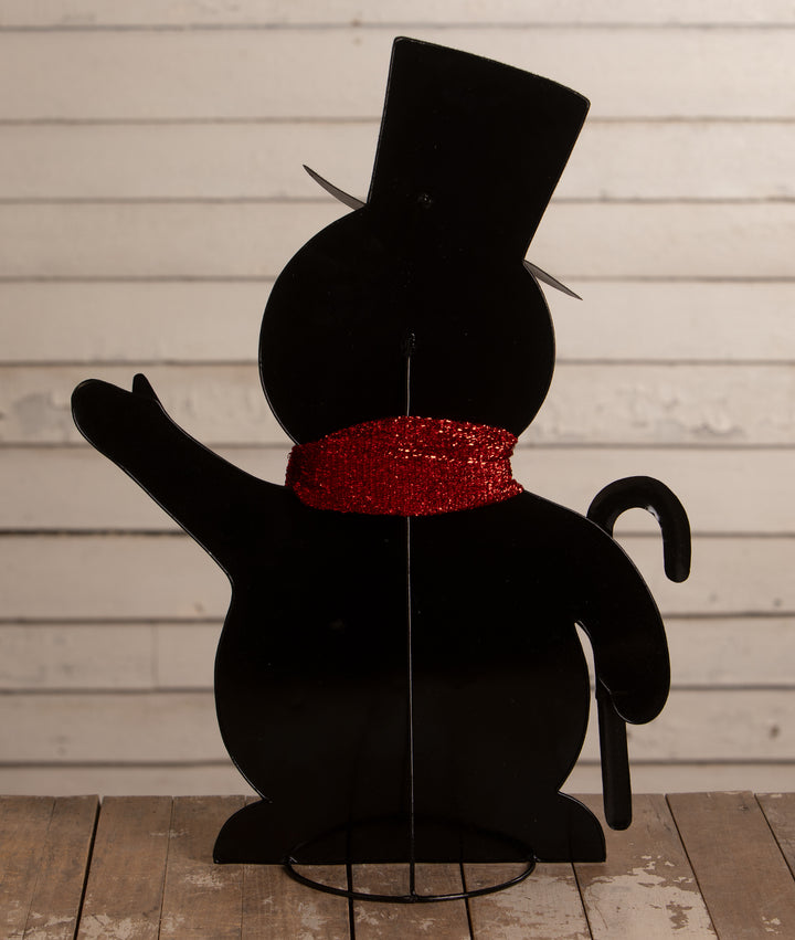 Large Jolly Tin Snowman by Bethany Lowe Designs, image 2