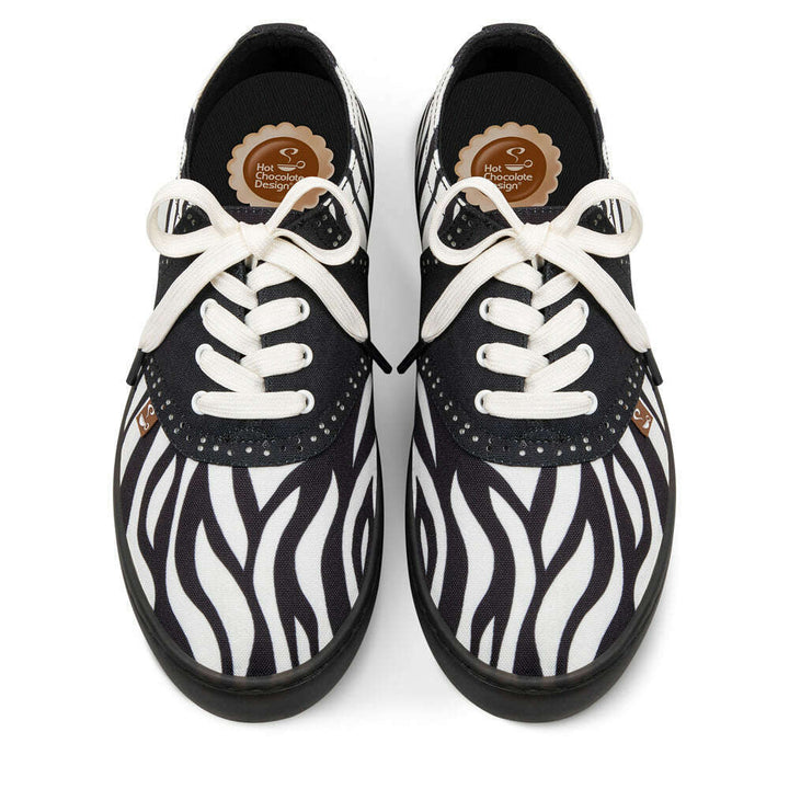 Saddle Zebra Women's Casual Sneakers