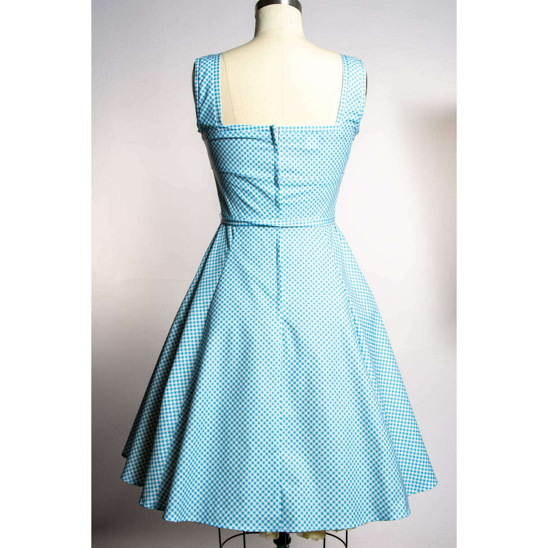 Sadie Dress - Little Sky Gingham *sale
