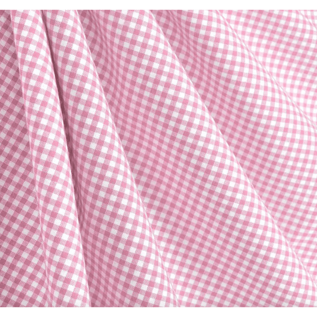 Sadie Dress- Pink Gingham w/ Eyelet Trim *sale