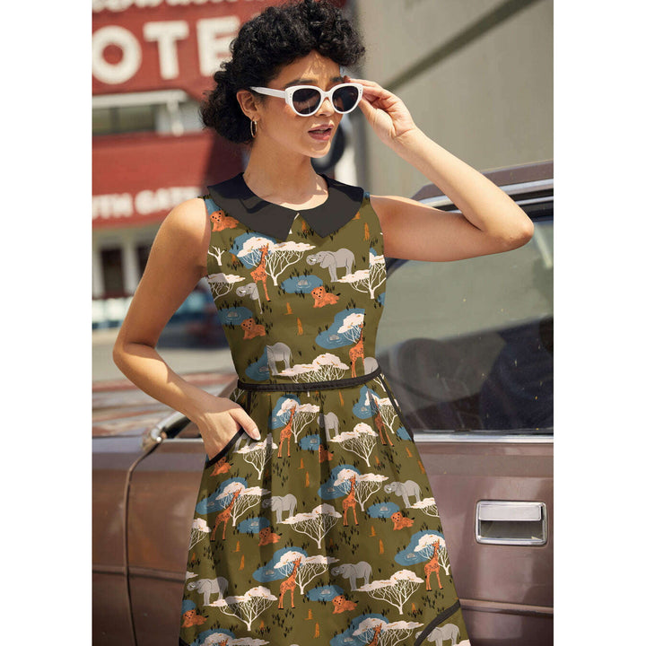 Safari Collared Dress