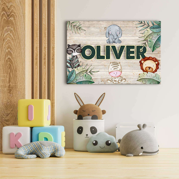 Safari Kids Room Sign