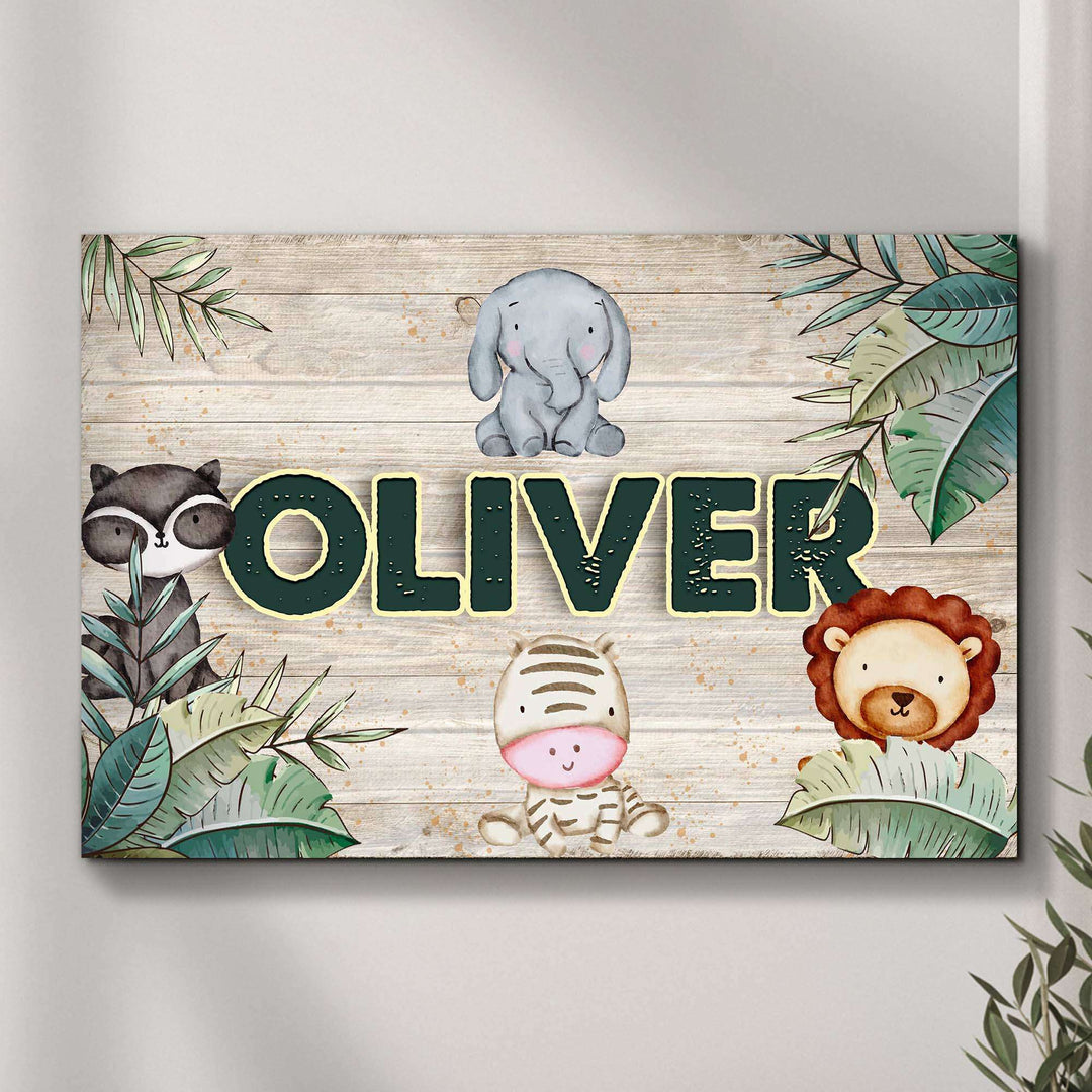 Safari Kids Room Sign