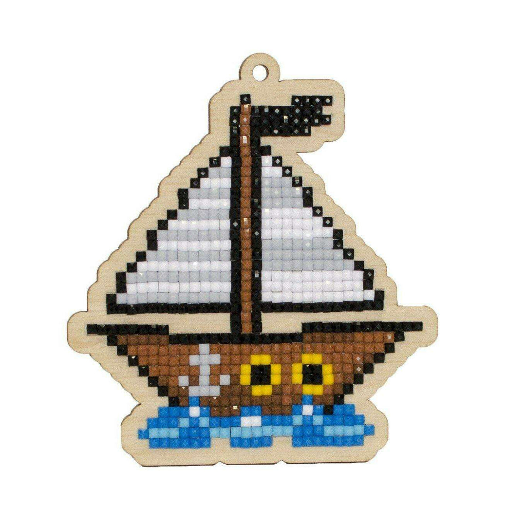 Sailing Ship WWP257 Diamond Painting on Plywood Kit