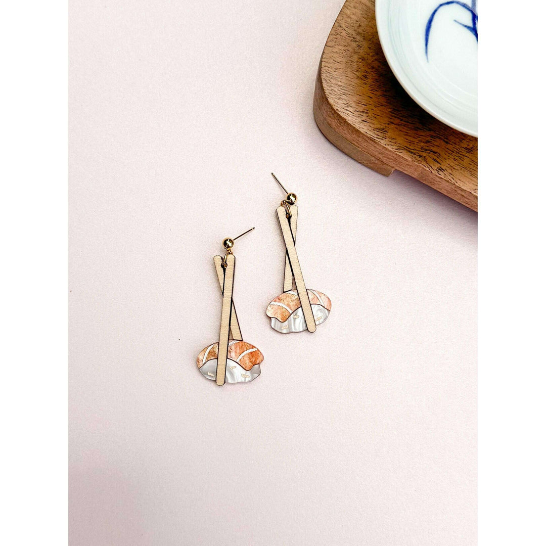 Salmon Sushi Earrings