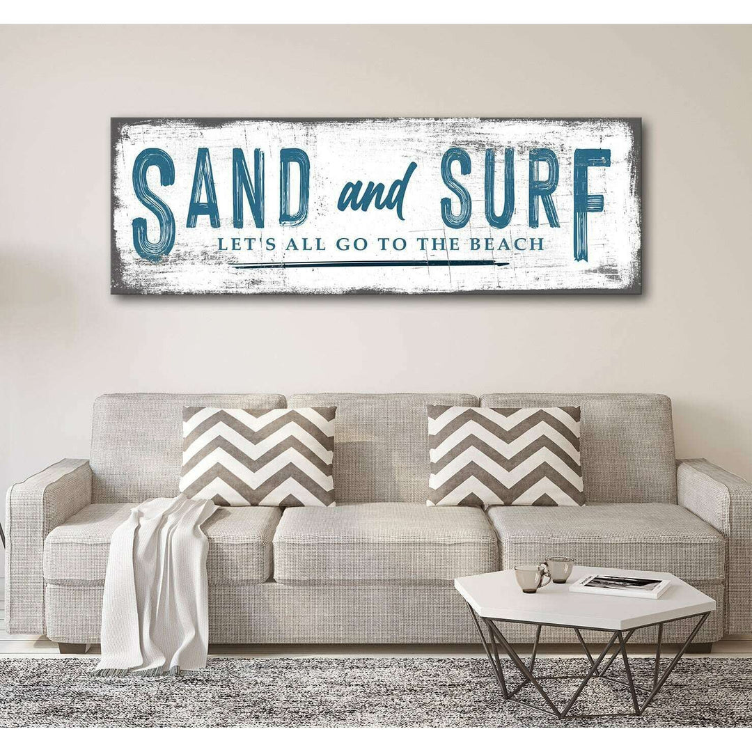 Sand And Surf Sign (Free Shipping)