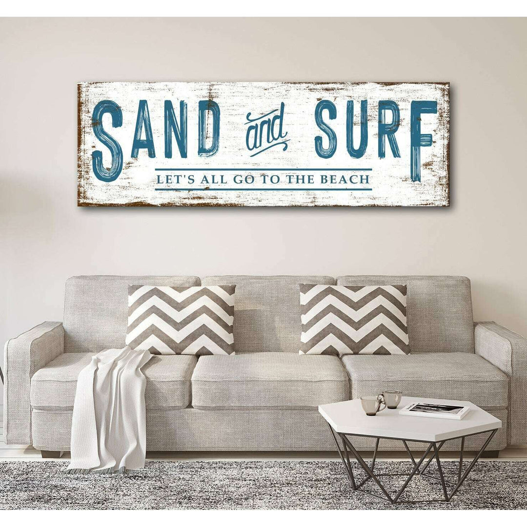 Sand And Surf Sign (Free Shipping)