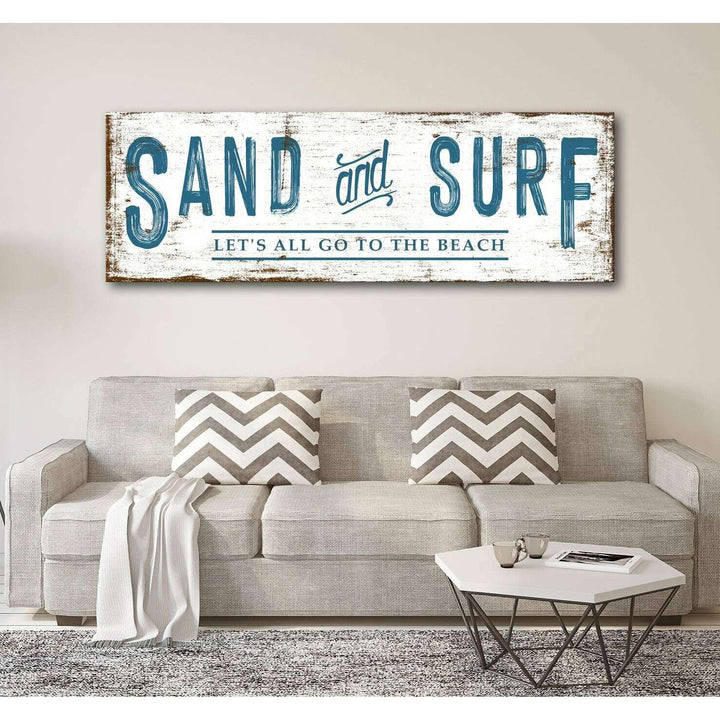 Sand And Surf Sign (Free Shipping)