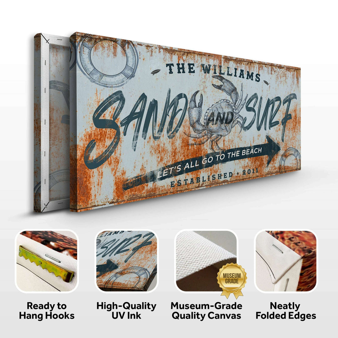 Sand And Surf Sign V