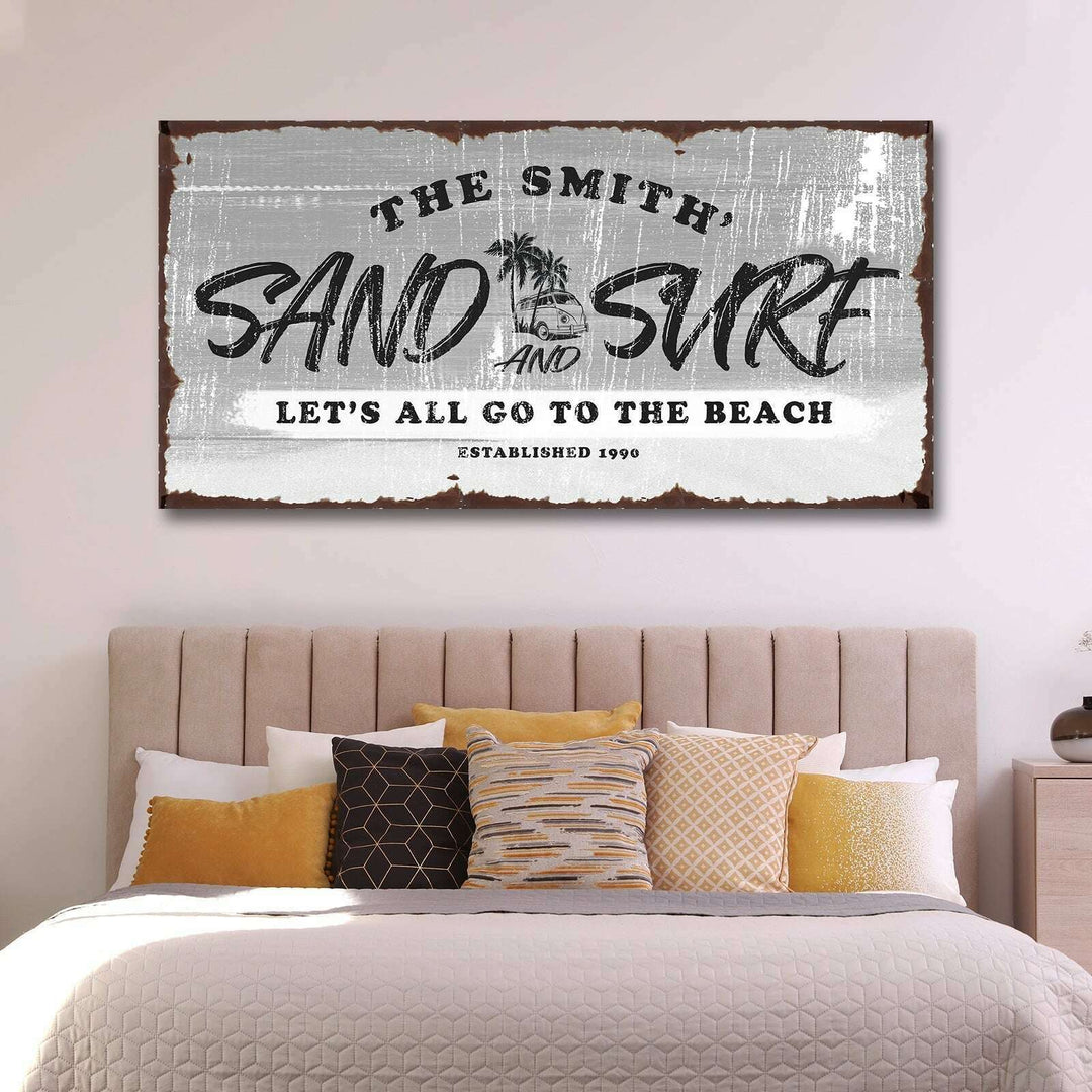 Sand and Surf Sign VI