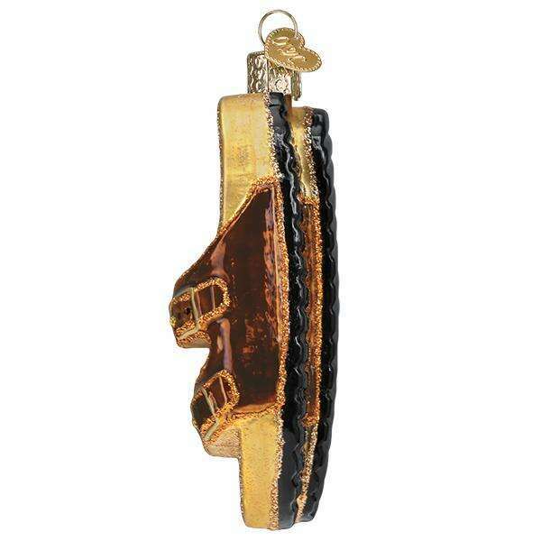Old World Christmas Sandals Blown Glass Ornament