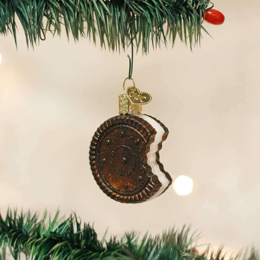 Old World Christmas Sandwich Cookie Blown Glass Ornament