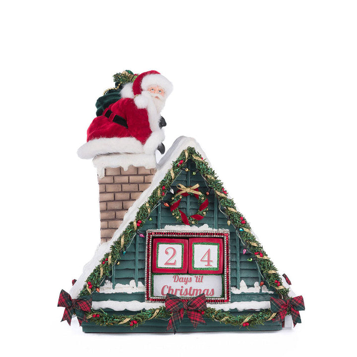 Santa In Chimney Christmas Countdown by Katherine's Collection image 2