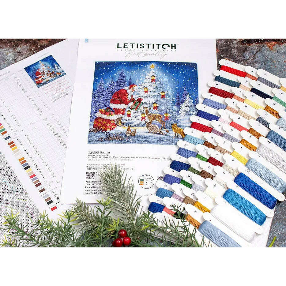 Santa L8200 Counted Cross Stitch Kit