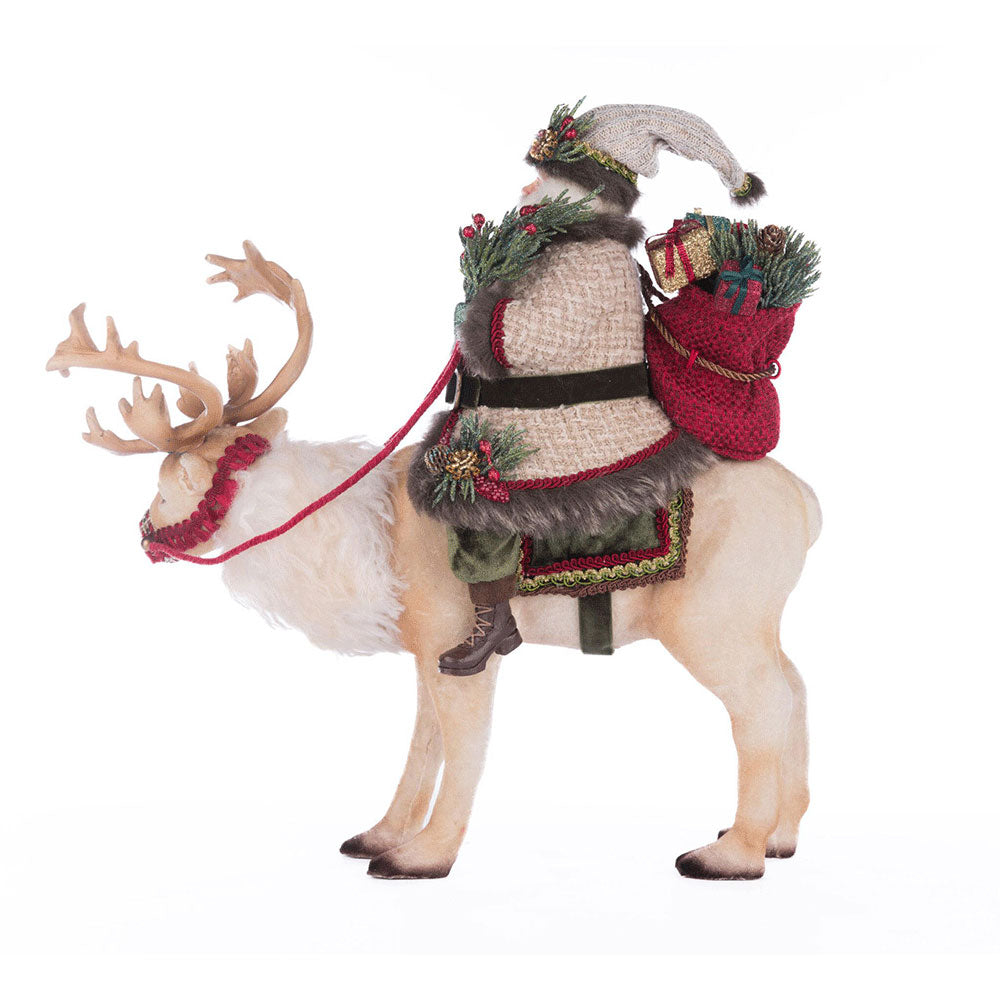 Santa Riding Caribou by Katherine's Collection image 1