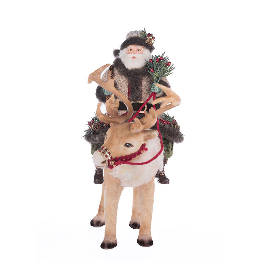 Santa Riding Caribou by Katherine's Collection image