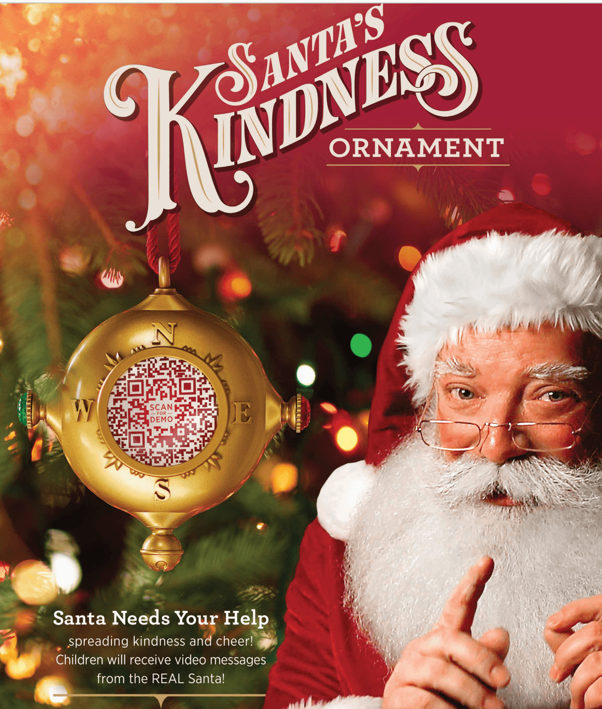 Santa's Kindness Ornament & Journal