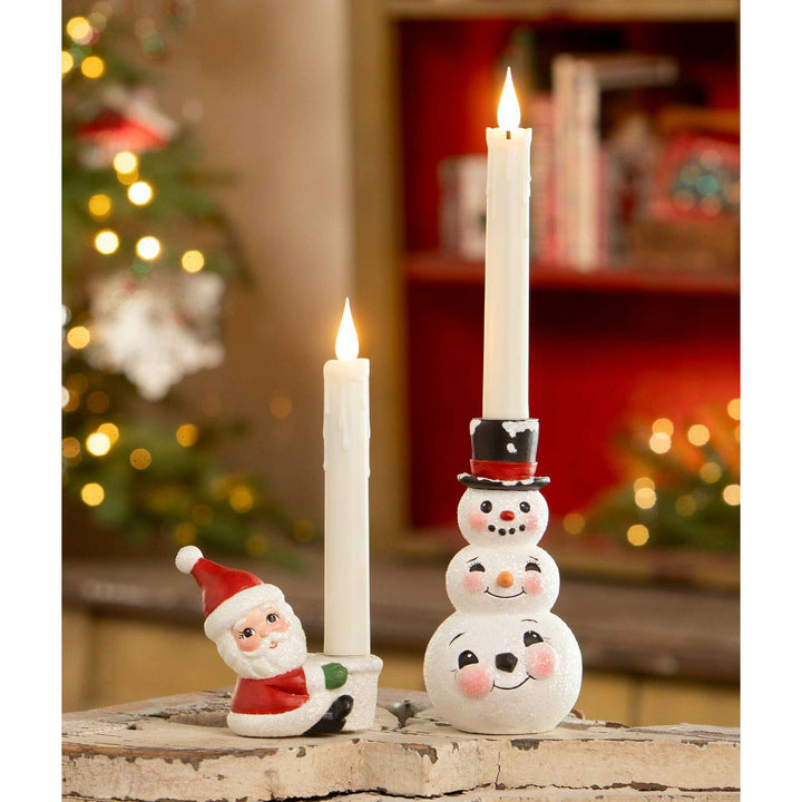 Santa Taper Candle Holder by Bethany Lowe Designs, image 4