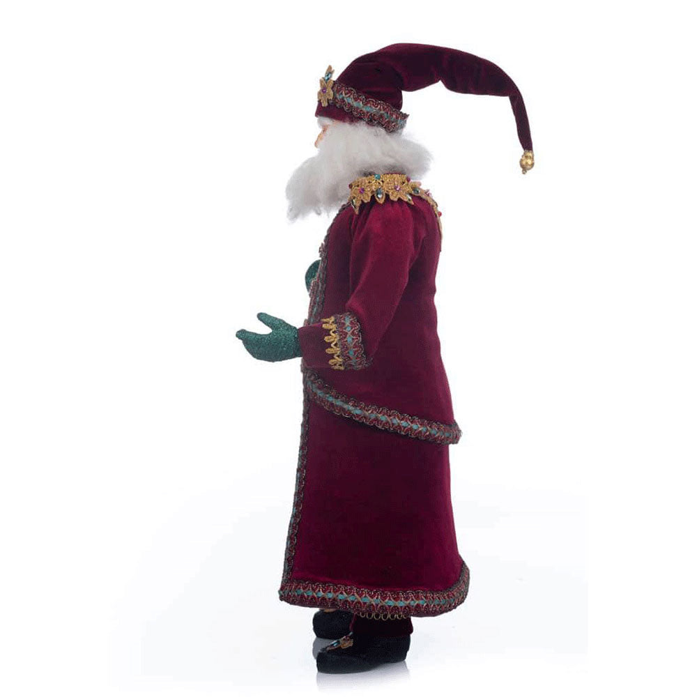 Santa with Nutcracker Figure by Katherine's Collection image 1