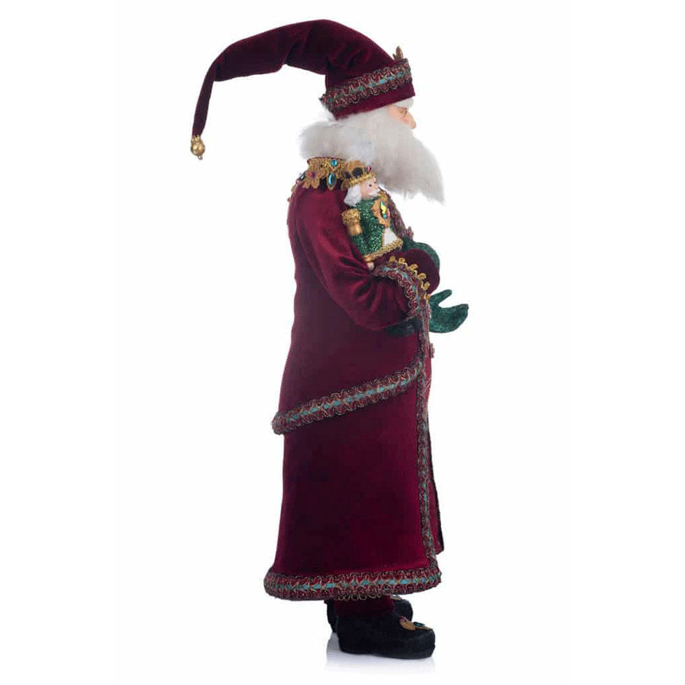 Santa with Nutcracker Figure by Katherine's Collection image 3