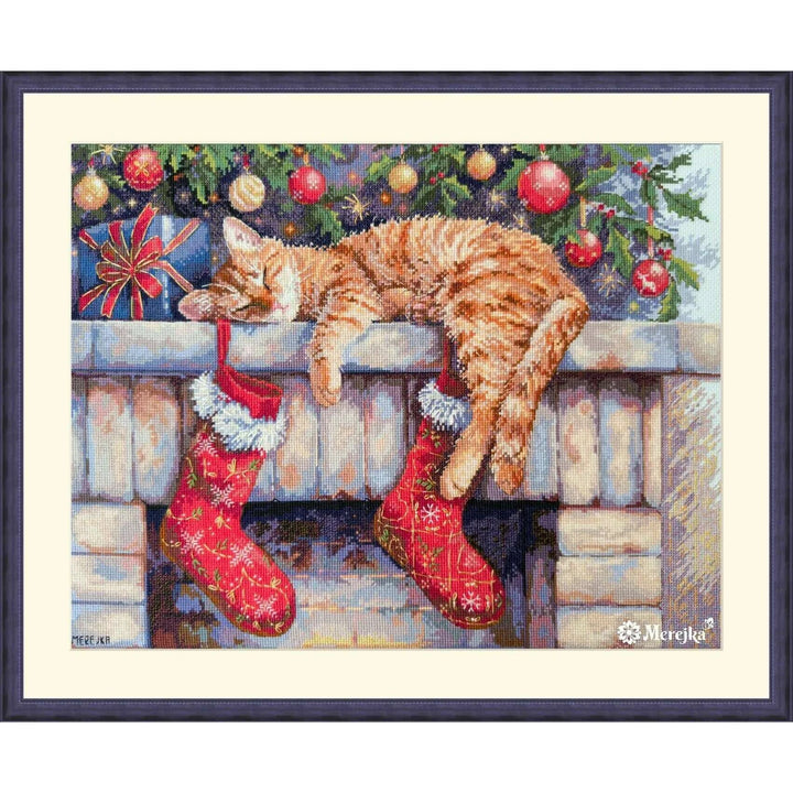 Santa's Helper K-264 Counted Cross-Stitch Kit