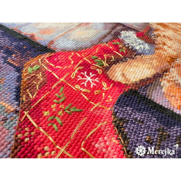 Santa's Helper K-264 Counted Cross-Stitch Kit