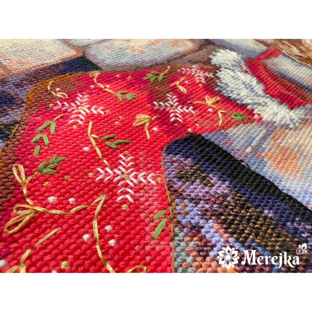 Santa's Helper K-264 Counted Cross-Stitch Kit