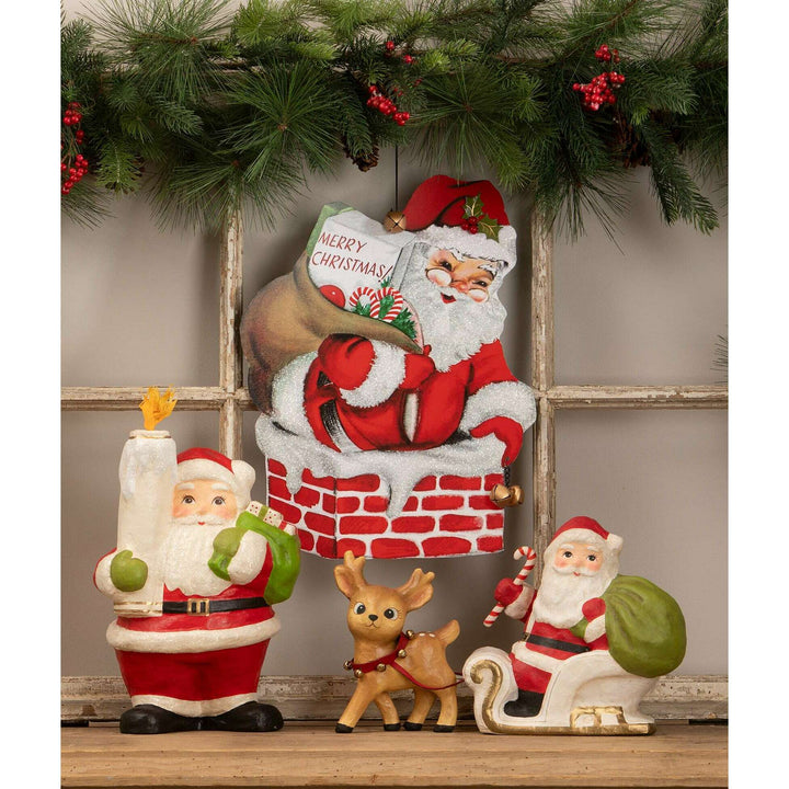 Santa's Reindeer and Sleigh by Bethany Lowe Designs, image 5