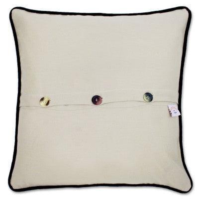 Savannah, GA Hand-Embroidered Pillow - Quirks!