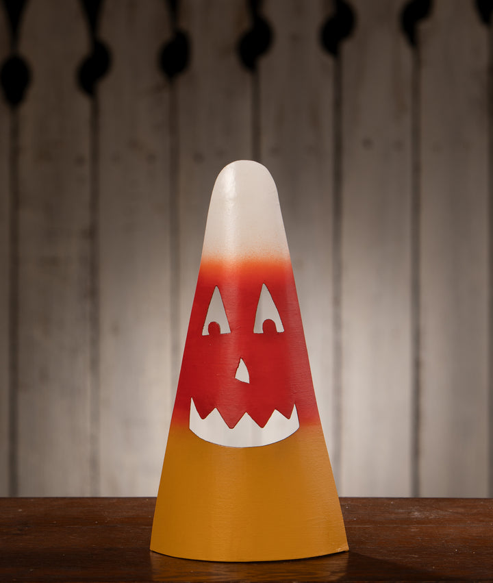 Tin Happy Candy Corn by Bethany Lowe Designs, halloween decor