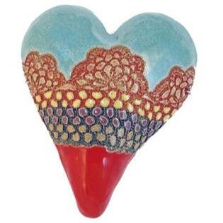 Scallop Small Wall Heart by Laurie Pollpeter Eskenazi - Quirks!
