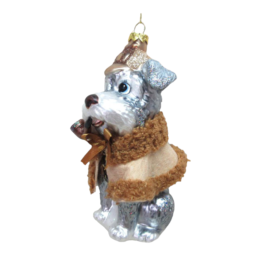 Schnauzer Detective Ornament by December Diamonds