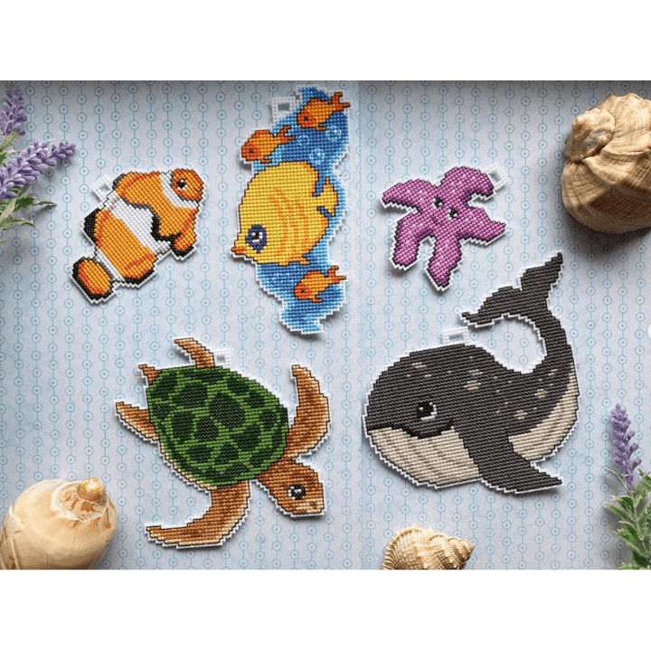 "Sea Dwellers" 101CS Counted Cross-Stitch Kit