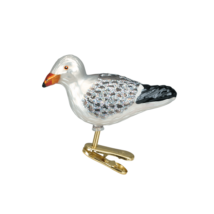 Old World Christmas Sea Gull Blown Glass Ornament