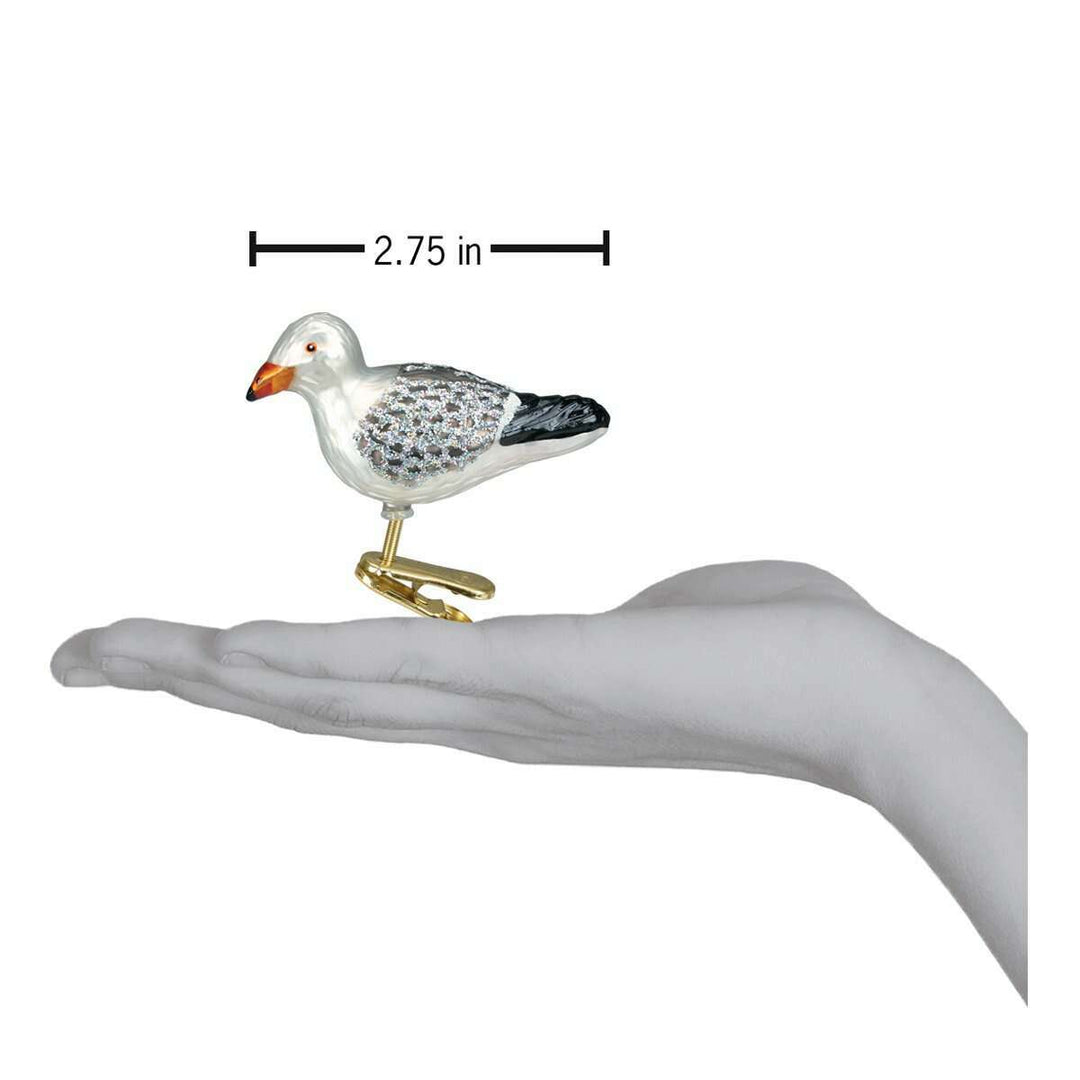 Old World Christmas Sea Gull Blown Glass Ornament