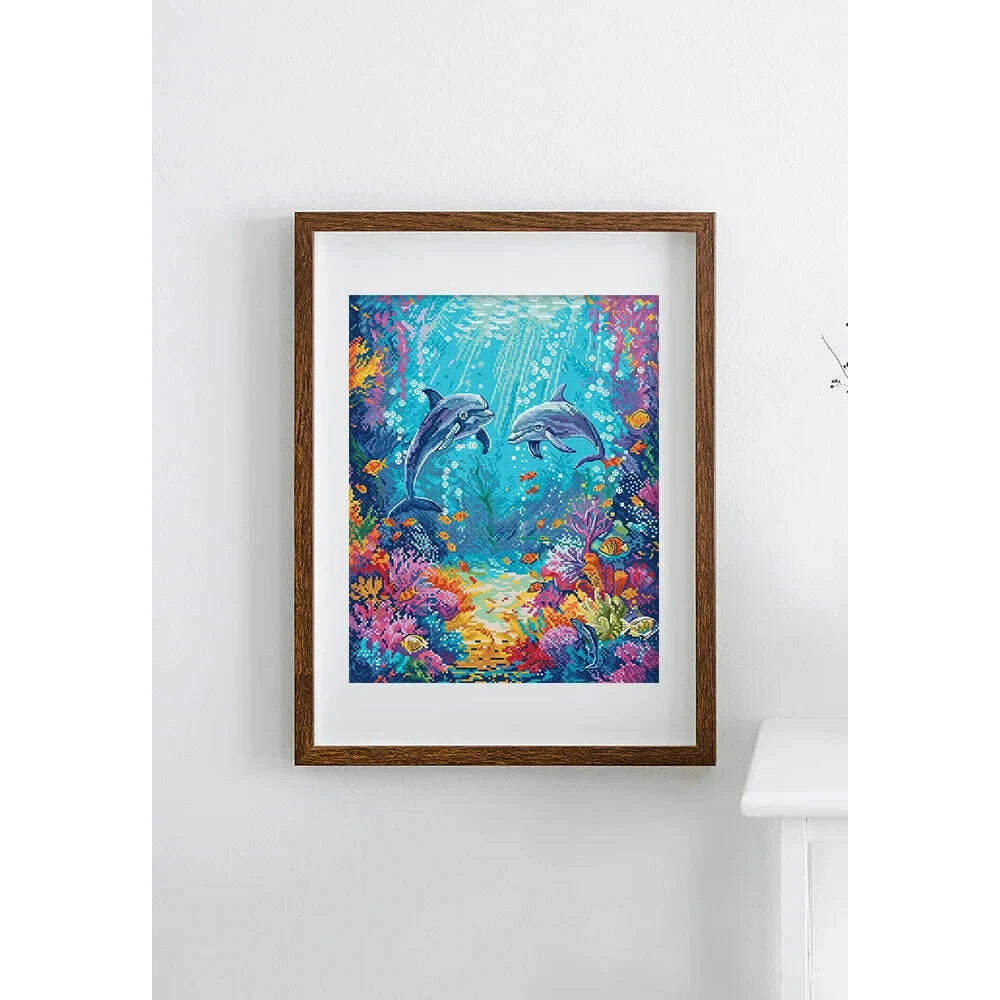 Sea Life L9911 Counted Cross Stitch Kit