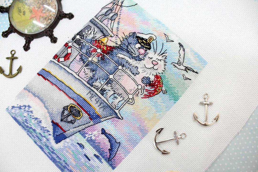 Sea of Love SNV-686 Counted Cross Stitch Kit