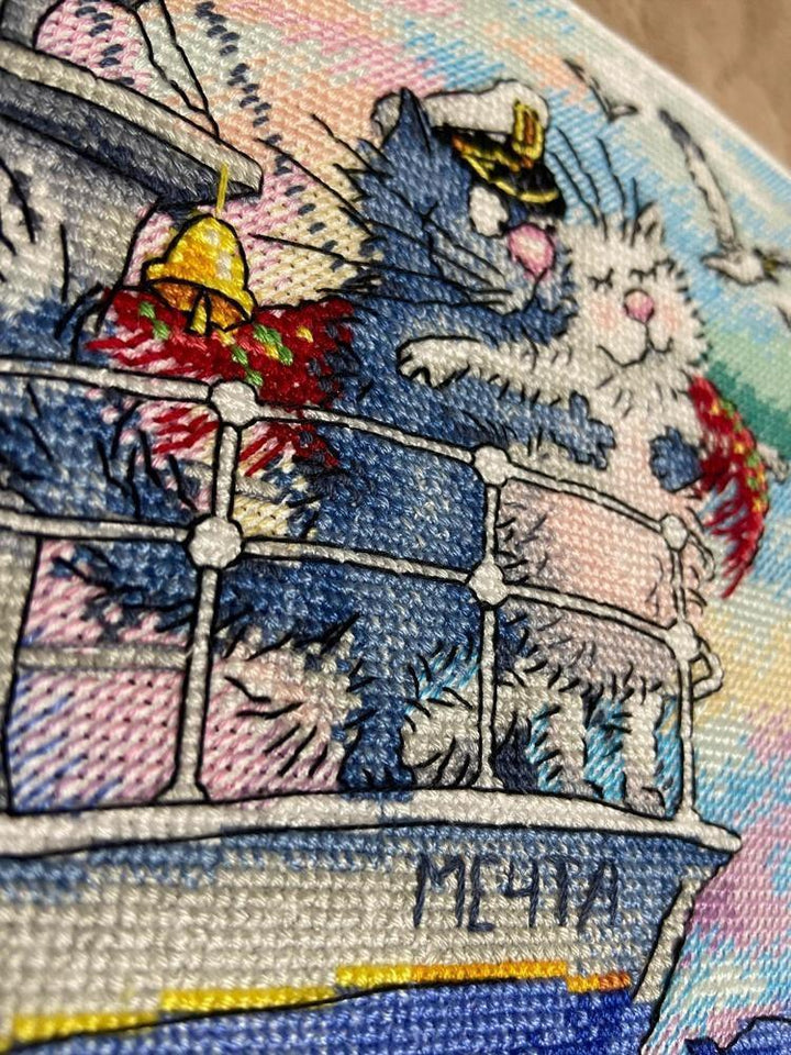 Sea of Love SNV-686 Counted Cross Stitch Kit