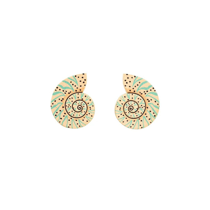 Sea Snail Earrings by LaliBlue