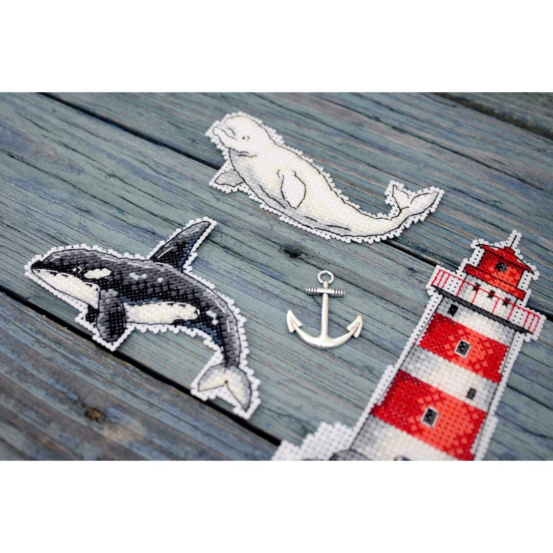Sea Story P-333 / SR-333 Plastic Canvas Counted Cross Stitch Kit