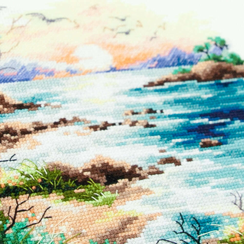 Sea Sunset 70-16 Counted Cross-Stitch Kit