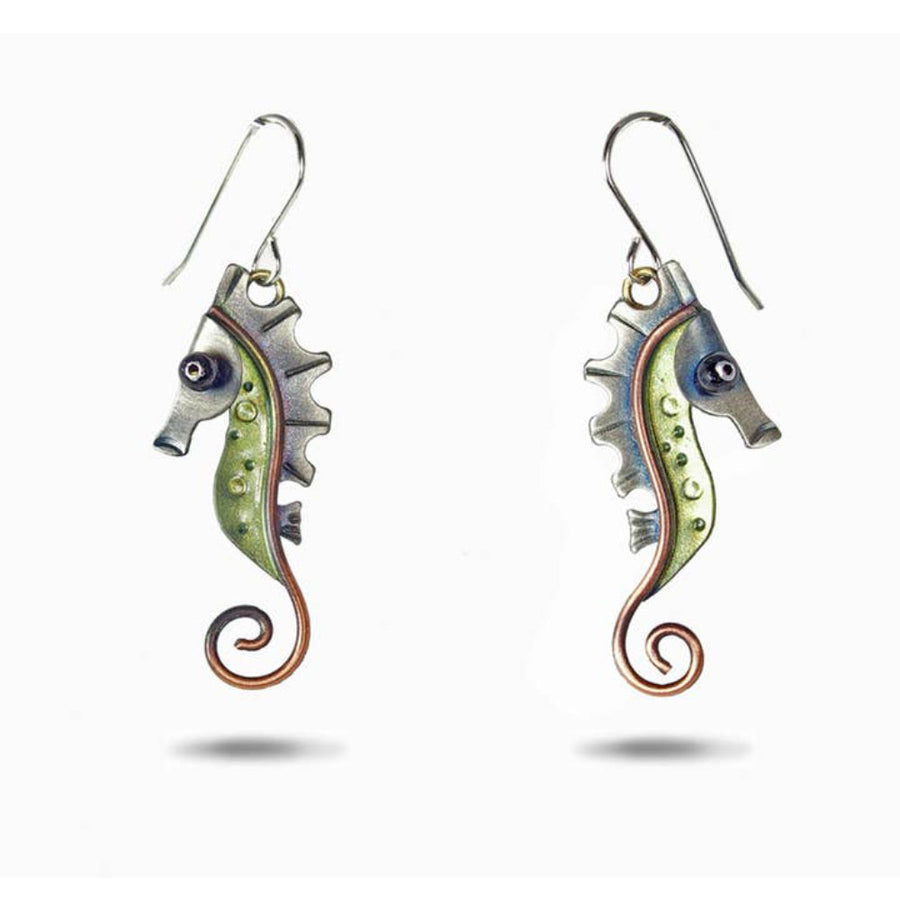 Seahorse Earrings by Faire 