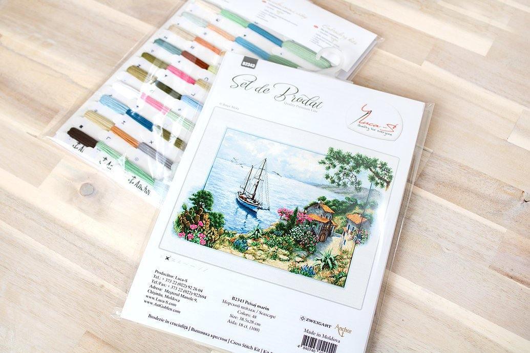 Seascape  B2343L Counted Cross-Stitch Kit