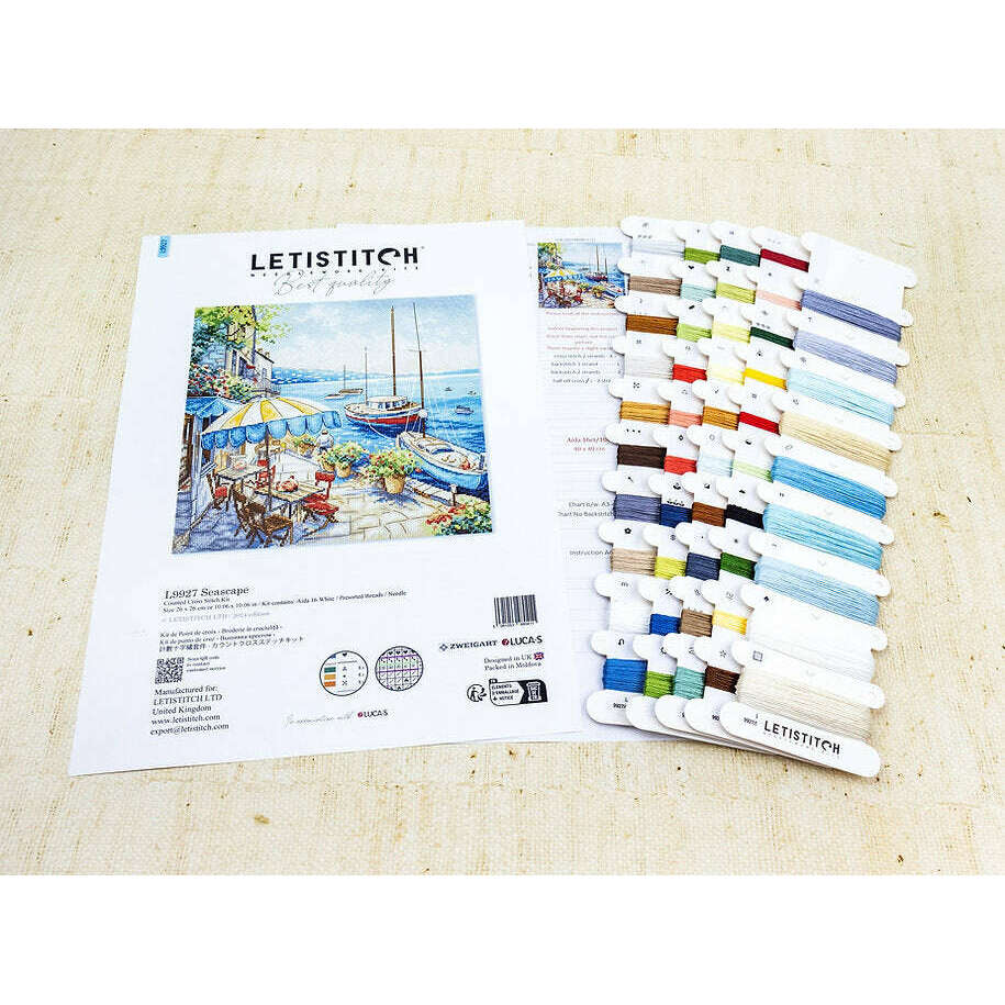Seascape L9927 Counted Cross Stitch Kit