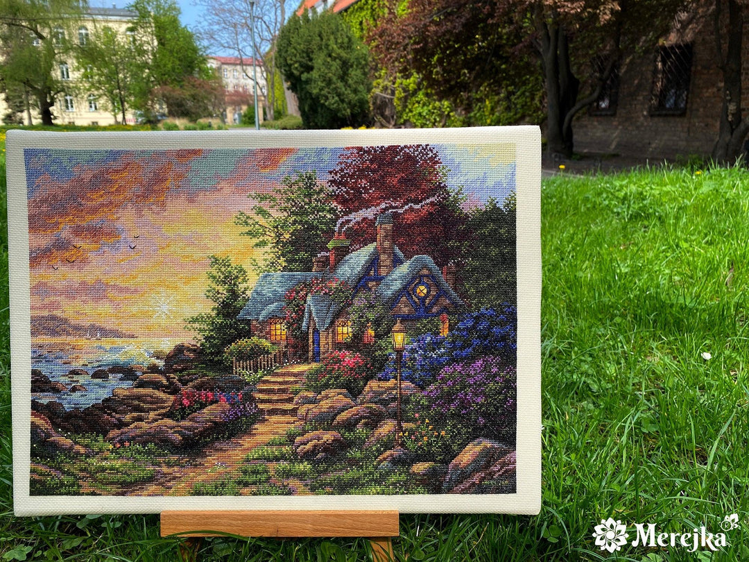 Seaside Hideaway K-165 Counted Cross-Stitch Kit